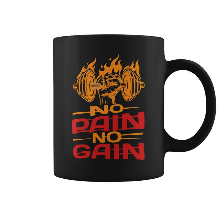 No Pain No Gain Gym Fitness Lovers Fitness Workout Costume Coffee Mug