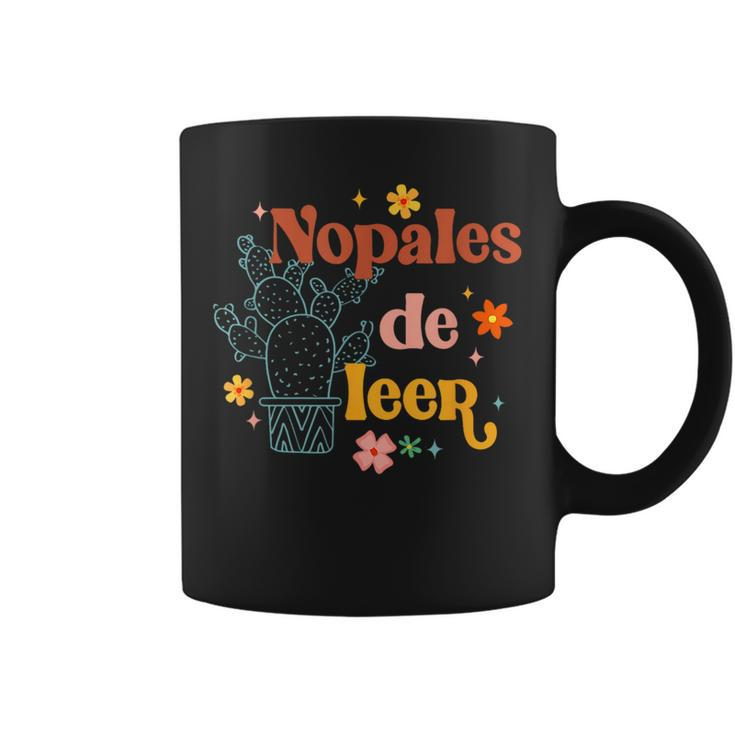 Nopales De Leer Spanish Teacher Maestra Cactus Bilingual Coffee Mug