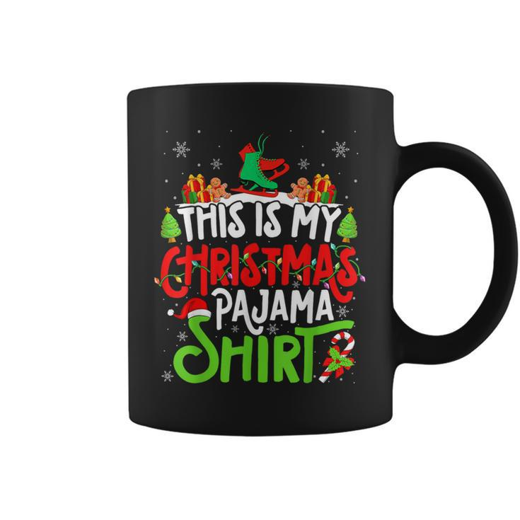 Nordic Skating Christmas Pajama Xmas Party Coffee Mug