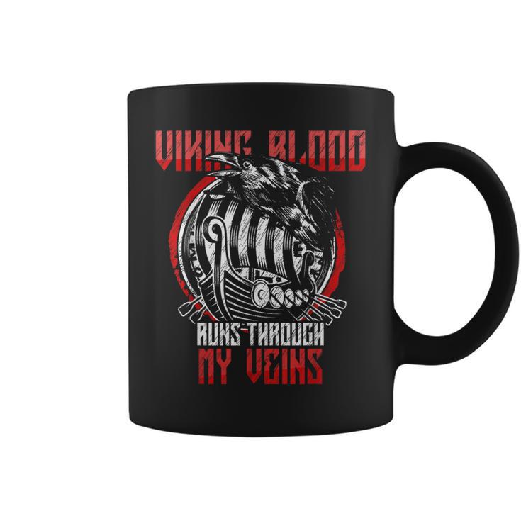 Cool Viking Mug , Viking Blood Runs Through My Veins Cool Viking Mug , Viking Blood Runs Through My Veins