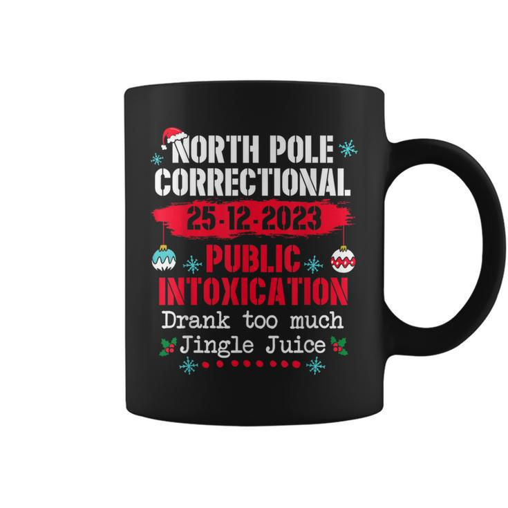 North Pole Public Intoxication Drank Too Much Jingle Juice Coffee Mug