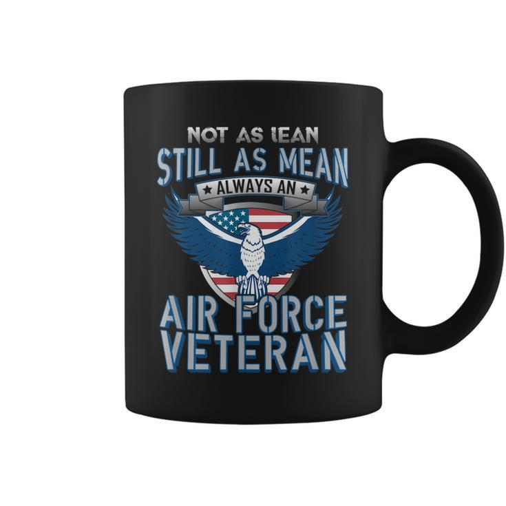 Not As Lean Still As Mean Air Force Veteran   Coffee Mug