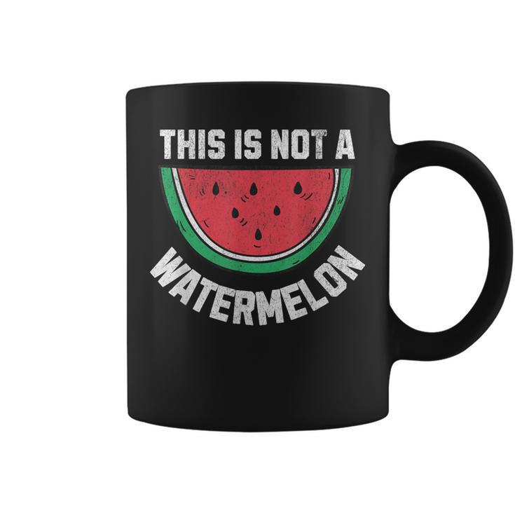 This Is Not A Watermelon Palestine Free Palestinian Coffee Mug