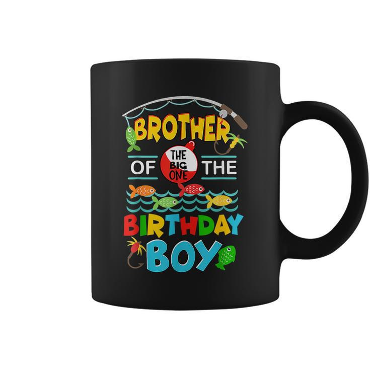 O Fish Ally One Birthday Outfit Brother Of The Birthday Boy  Coffee Mug