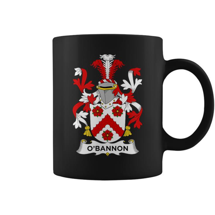 O'bannon Coat Of Arms Family Crest Coffee Mug