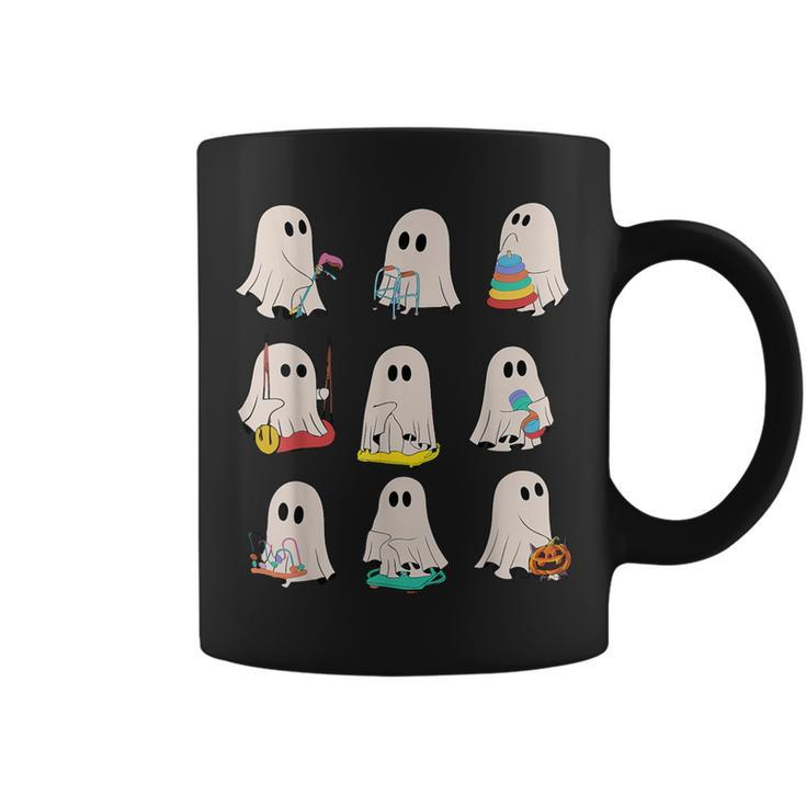 Occupational Therapy Halloween Ot Ghost Boo Speech Therapy Coffee Mug