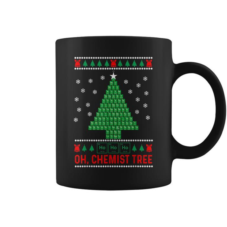 Oh Chemist Tree Ugly Christmas Sweater Chemistry Coffee Mug