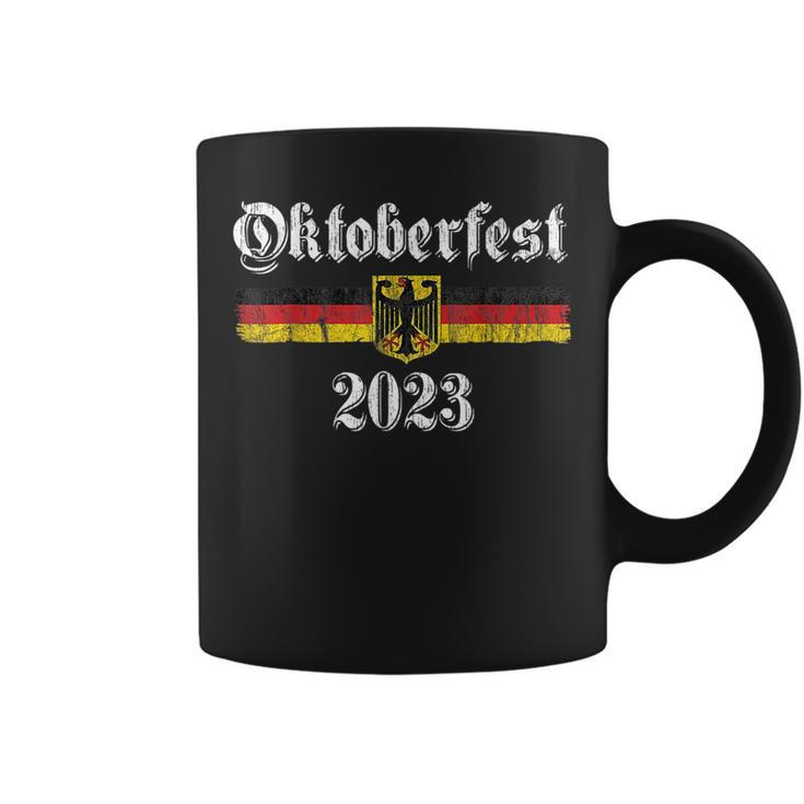 Oktoberfest 2023 German Beer Men Women Vintage German Flag Beer Funny Gifts Coffee Mug