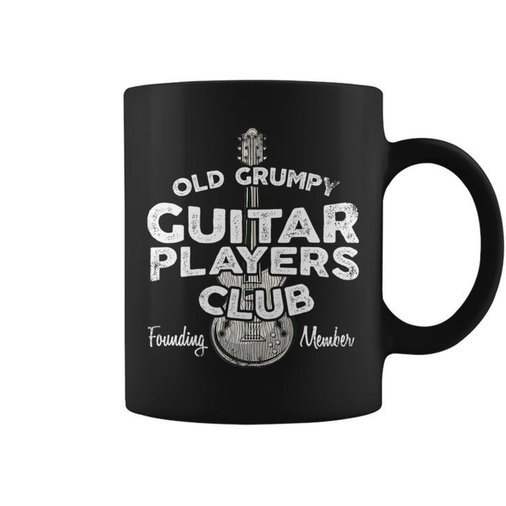 Old Grumpy Guitar Players Club Founding Member Guitar Funny Gifts Coffee Mug