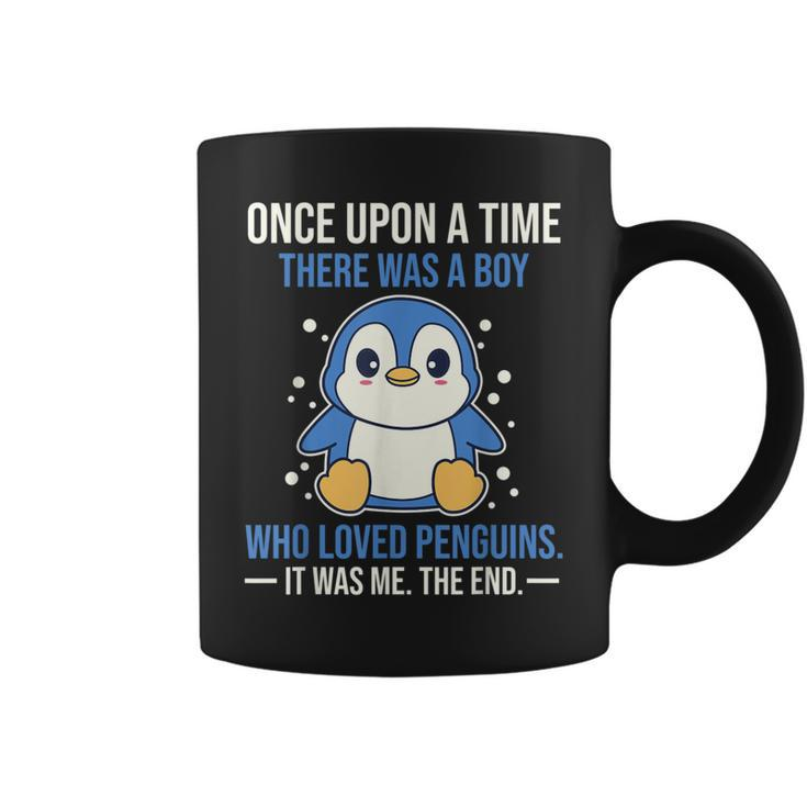 Once There Was A Boy Who Loved Penguins Coffee Mug