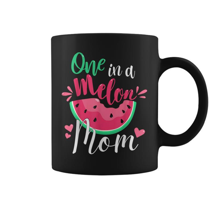 One In A Melon Mom Birthday Party Matching Family Group  Coffee Mug