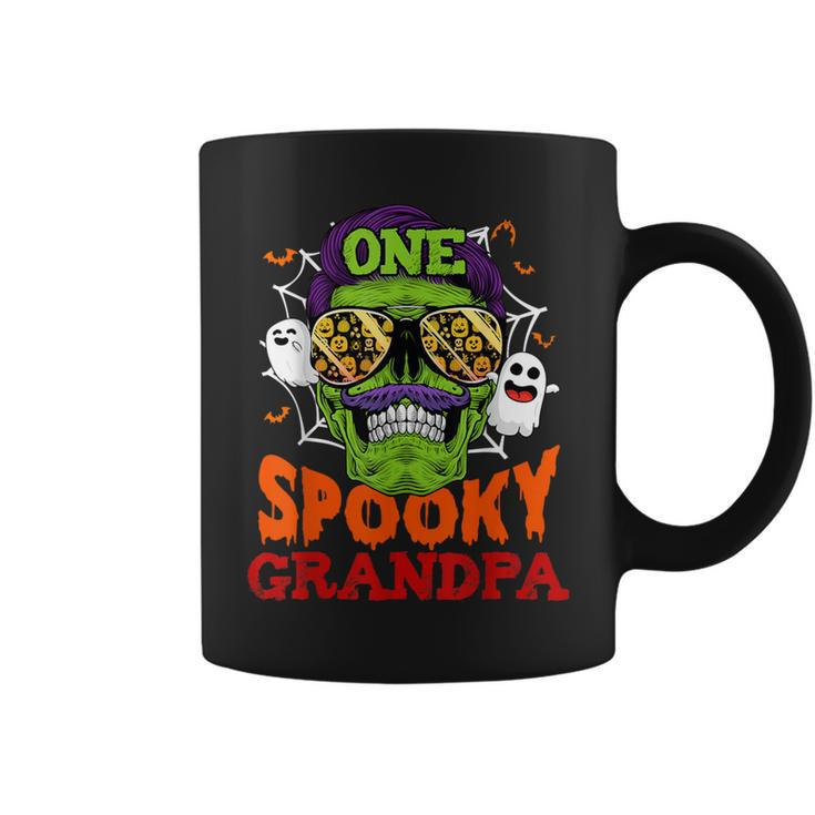 One Spooky Grandpa Halloween Costume Family Coffee Mug