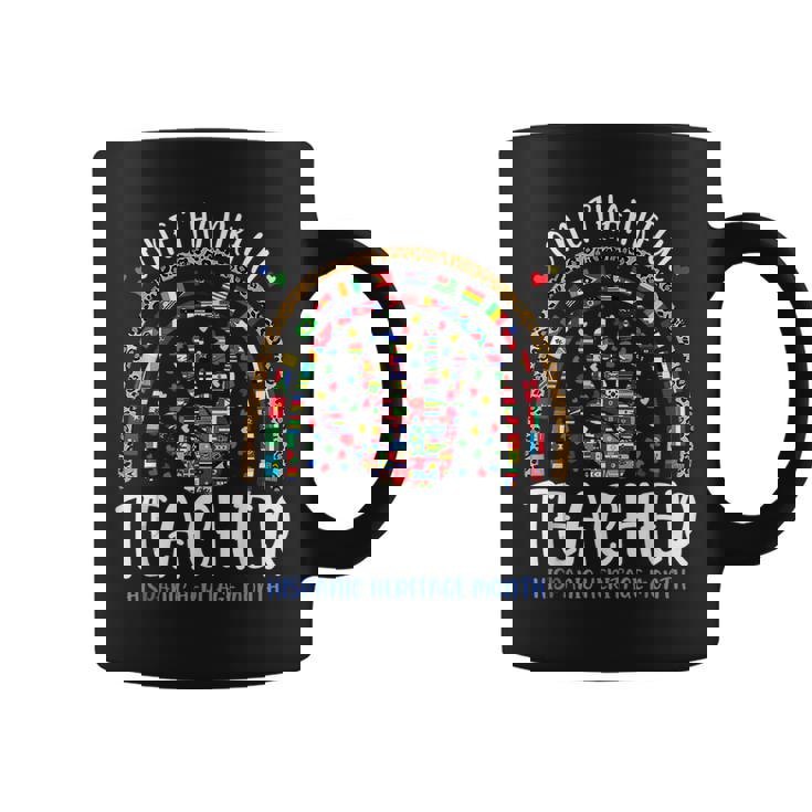 One Thankful Teacher Hispanic Heritage Month Countries Flags Coffee Mug