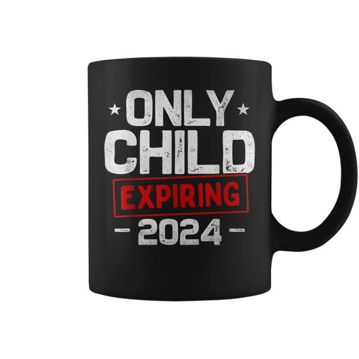 Only Child Expiring 2024 For New Big Brother Or Sister Gifts For Sister Funny Gifts Coffee Mug