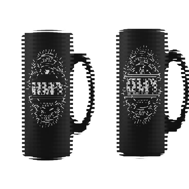 Only The Greatest Dads Get Promoted To Grumpy Grandpa Men Coffee Mug