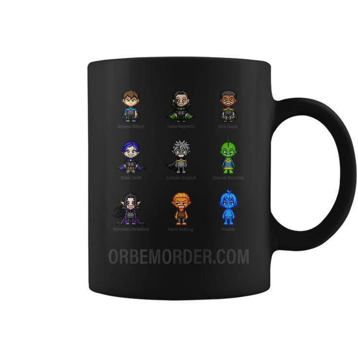 Orbem 8-Bit Characters   Coffee Mug