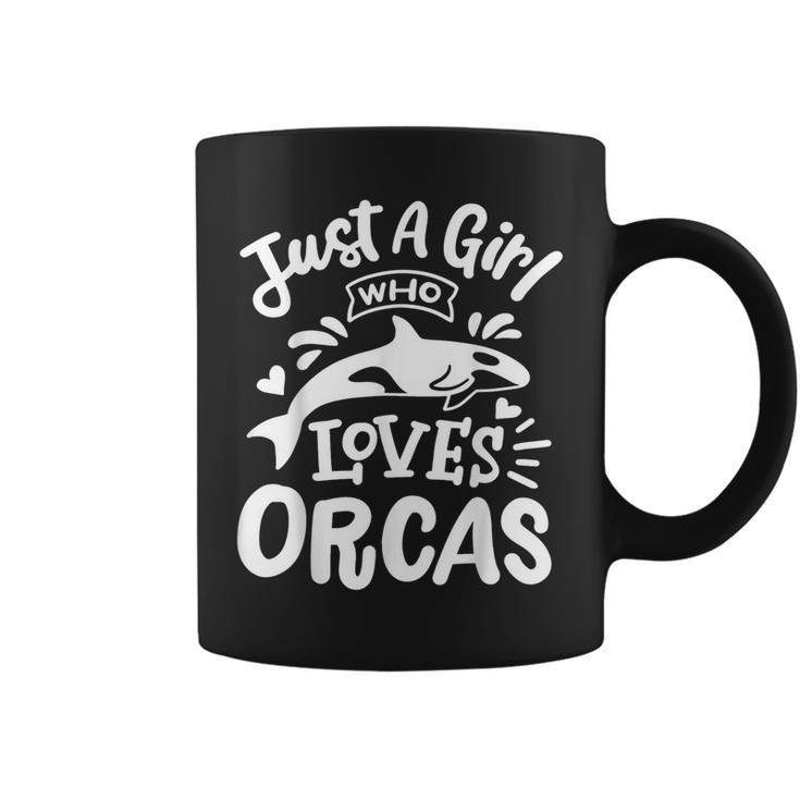 Orca Just A Girl Who Loves Orcas Coffee Mug