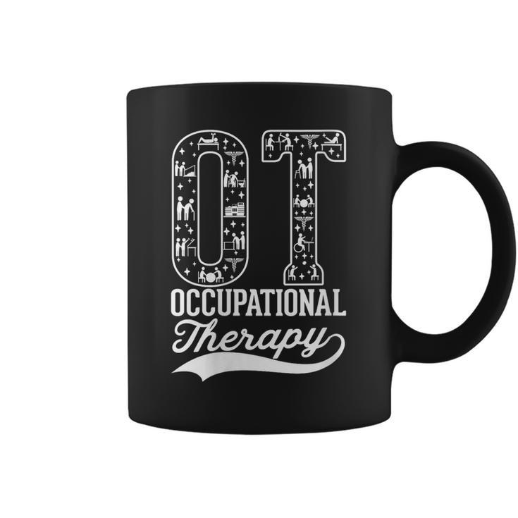 Ot Occupational Therapy Ot Love Rehabilitation Treatment Coffee Mug