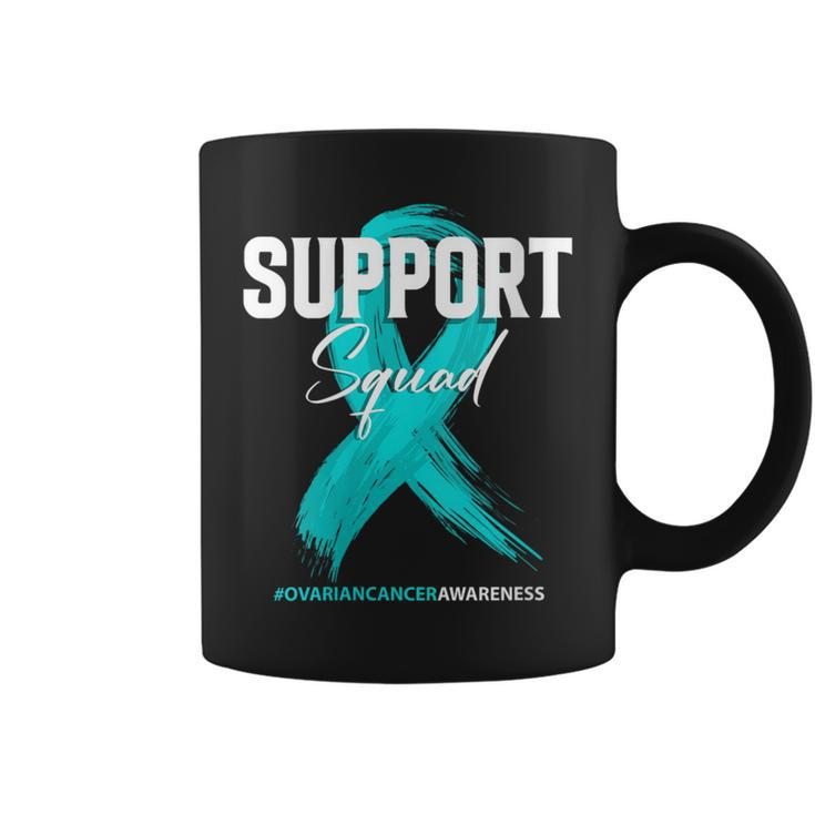 Ovarian Cancer Support Squad Ovarian Cancer Awareness Coffee Mug