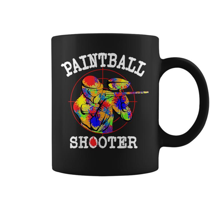 Paintball Paintballers Tactical Sports Master Shoot-Out Game Coffee Mug