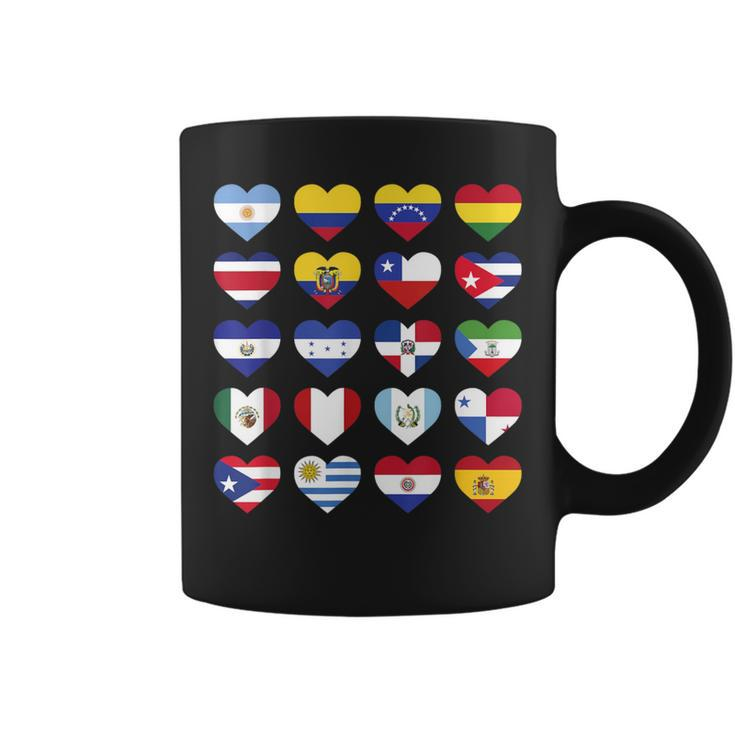 Hispanic Heritage Month Spanish-Speaking Countries Flags Coffee Mug
