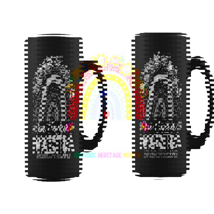Hispanic Heritage Month Teacher Latina Countries Flags Coffee Mug