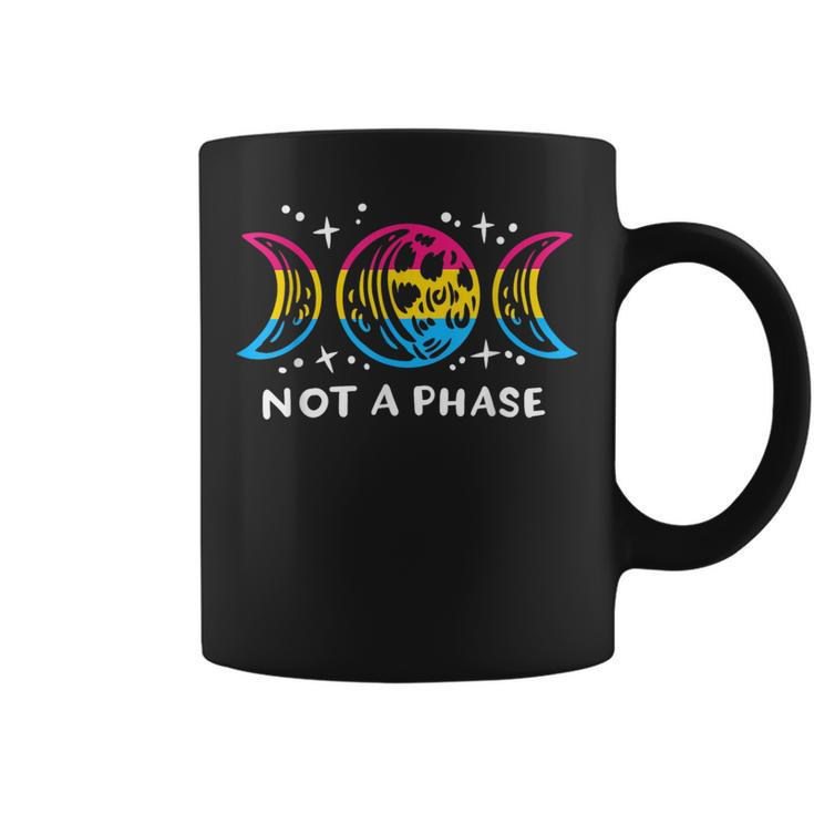 Pansexual Pride Funny Not A Phase Lunar Moon Omnisexual Lgbt  Coffee Mug