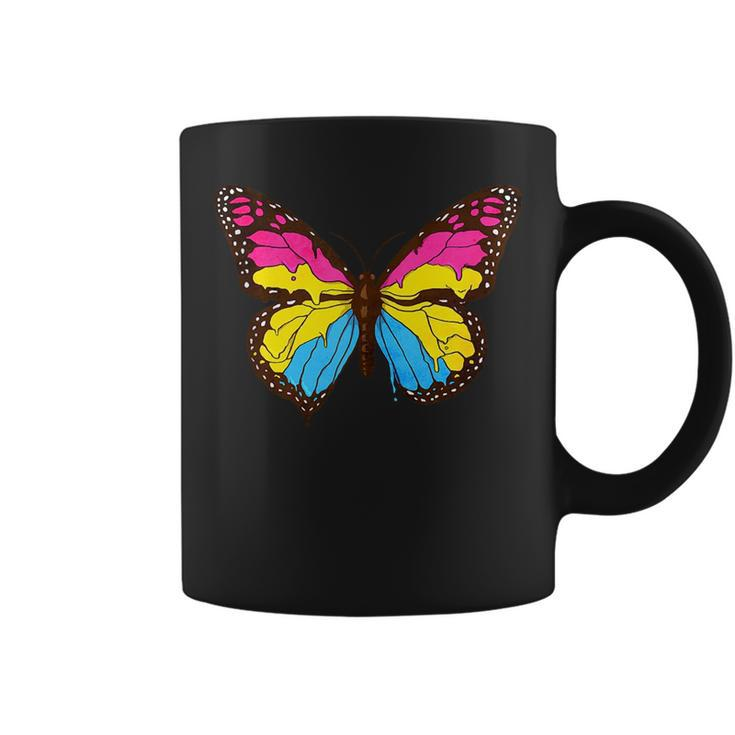 Pansexual Pride Pan Flag Butterfly Subtle Lgbtq  Coffee Mug