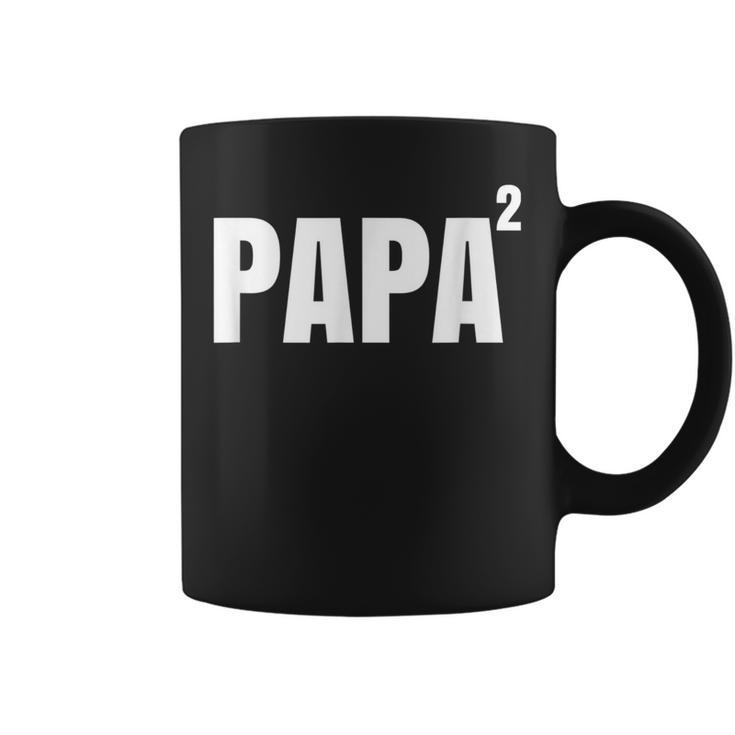 Papa 2 Grandpa Papa Pregnancy Announcement Coffee Mug
