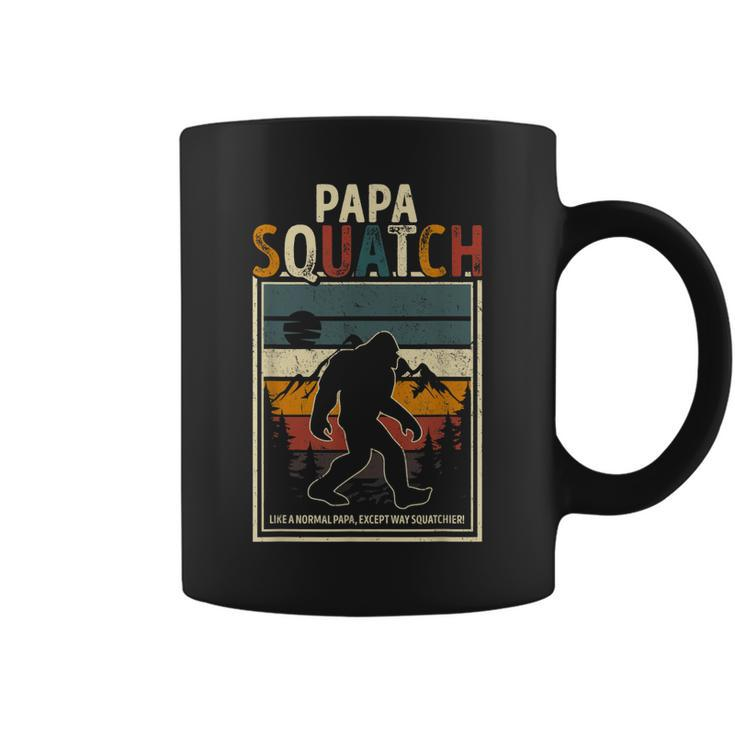 Papa Bigfoot Funny Sasquatch Bigfoot Fathers Day  Gift For Mens Gift For Women Coffee Mug