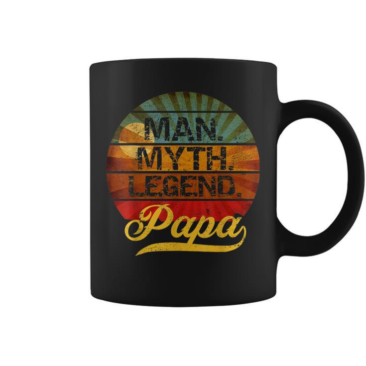 Papa Man Myth Legend  Gift For Father Dad Daddy  Gift For Mens Coffee Mug