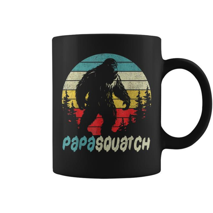 Papasquatch  Fathers Day Bigfoot Sasquatch Papa Gifts  Coffee Mug