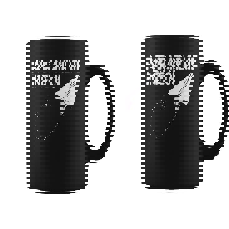Paper Airplane Mode On Paper Airplane Maker Paper Dart Coffee Mug