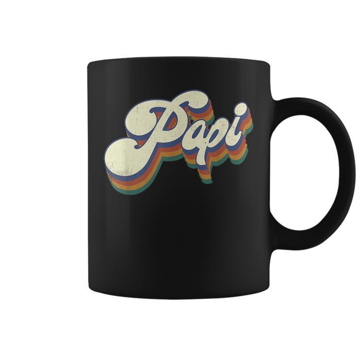 Papi Gifts Retro Vintage Fathers Day Papi  Coffee Mug