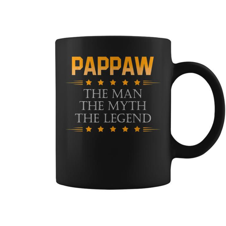 Pappaw The Man Myth Legend  Pappaw Grandpa Gifts Coffee Mug