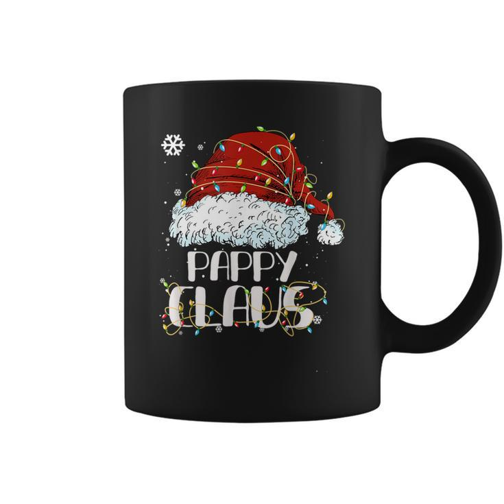 Pappy Claus Christmas Santa Hat Matching Famiy Pajamas Group Coffee Mug