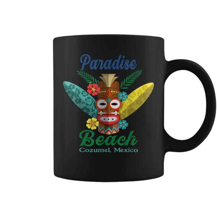 Paradise Beach Cozumel Mexico Vacation Cruise Gift  Cruise Funny Gifts Coffee Mug