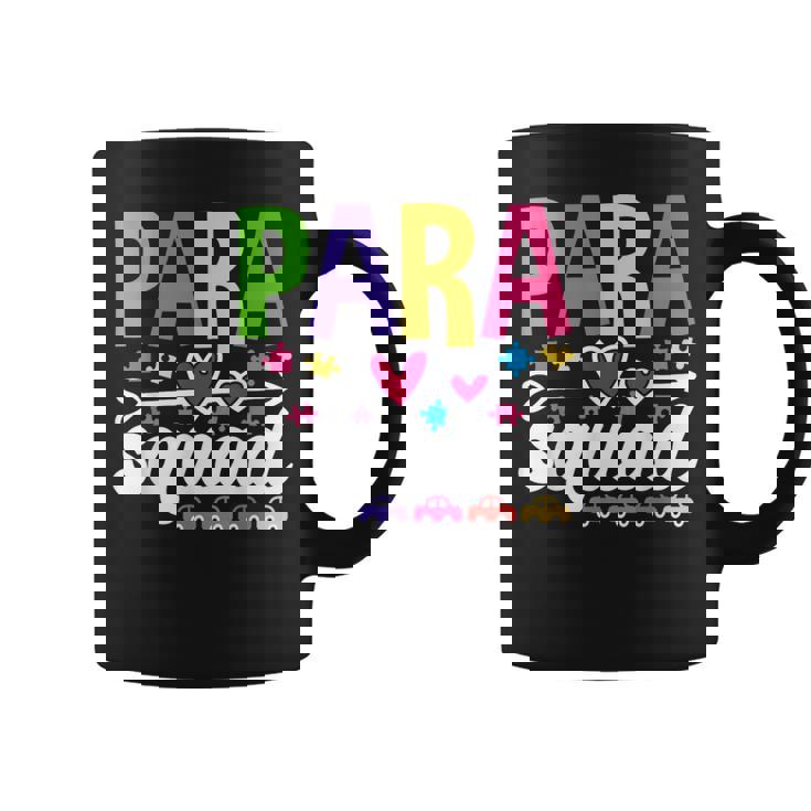 Paraeducator Paraprofessional Sped Teacher Parasquad Coffee Mug