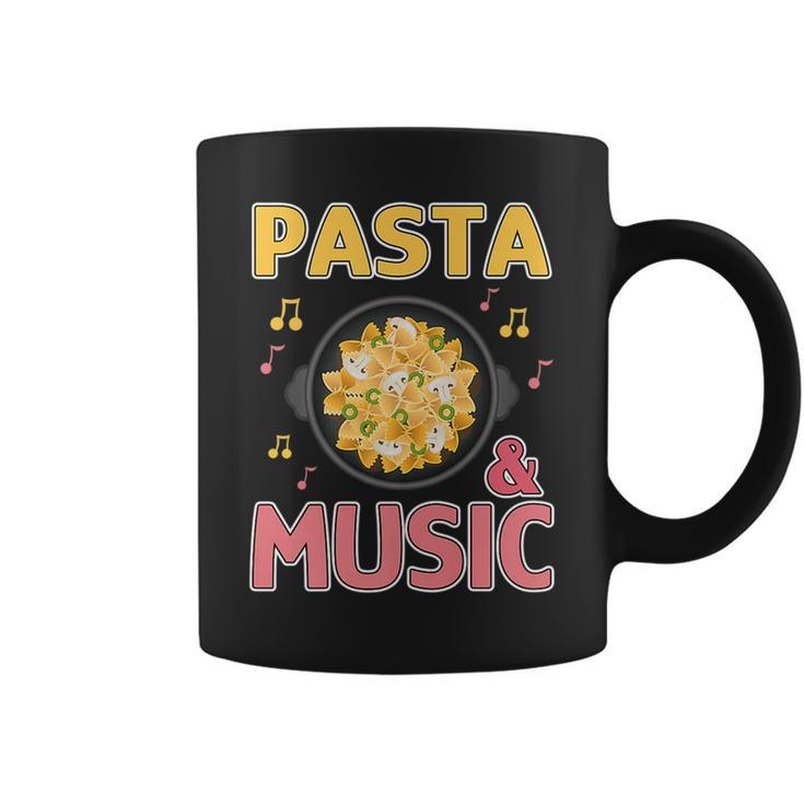 Pasta And Music Notes Italian Food Chef Spaghetti   Coffee Mug