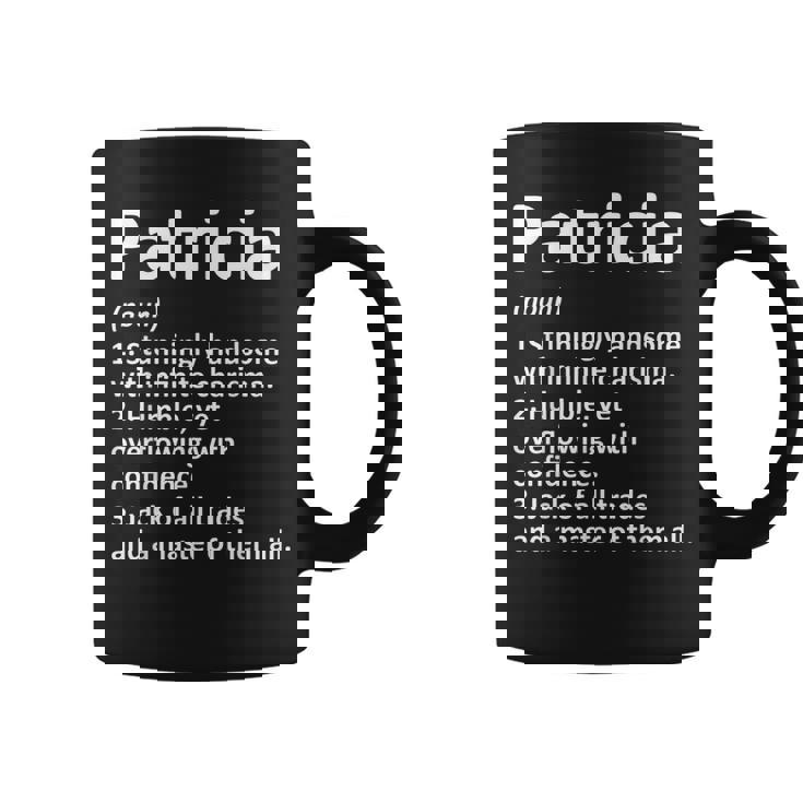 Patricia Definition Personalized Name Funny Birthday Gift Coffee Mug