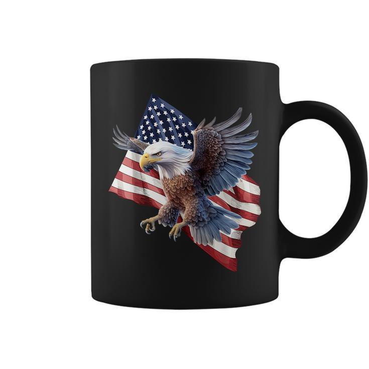 Patriotic Eagle 4Th Of July Men Women Usa Patriotic Eagle  Coffee Mug