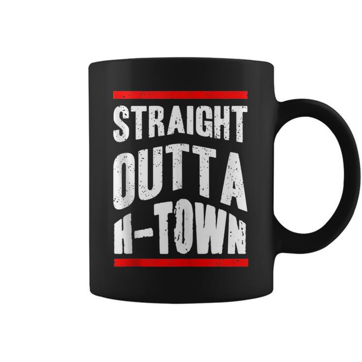 Patriotic H-Town Houston Pride Novelty Hometown Souvenir  Coffee Mug