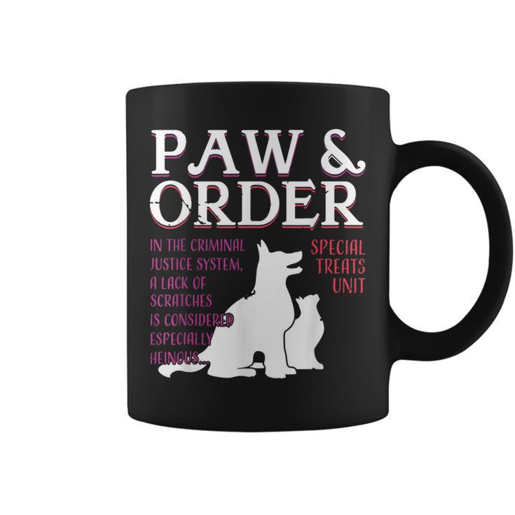 Paw And Order Special Feline Unit Pets Training Dog Cat Coffee Mug