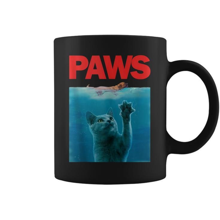 Paws Kitten Meow Parody Funny Cat Lover  Gift For Women Coffee Mug