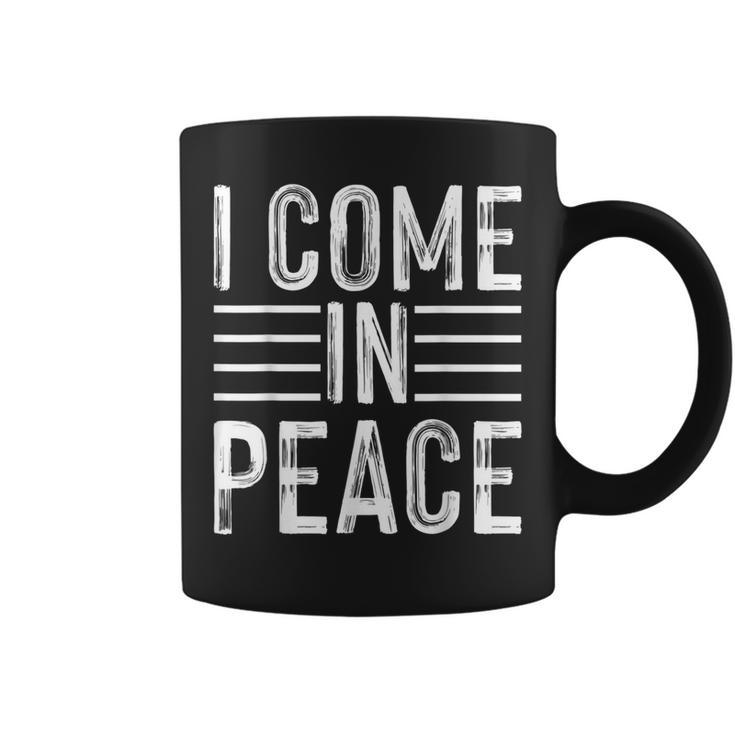 I Come In Peace Im Peace Matching Couple Coffee Mug
