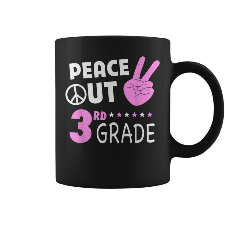 Peace Out 3Rd Grade Girls Third Grade Graduation Coffee Mug