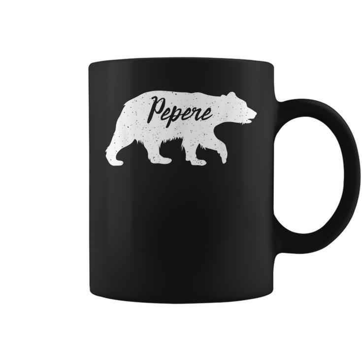 Pepere Grandpa Gifts Pepere Bear  Coffee Mug