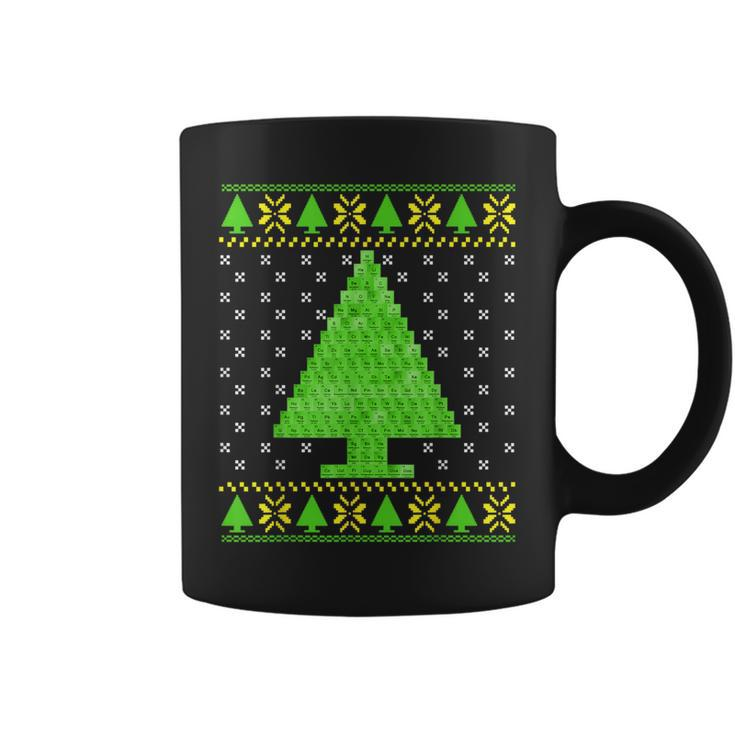 Periodic Table Ugly Christmas Sweater Coffee Mug