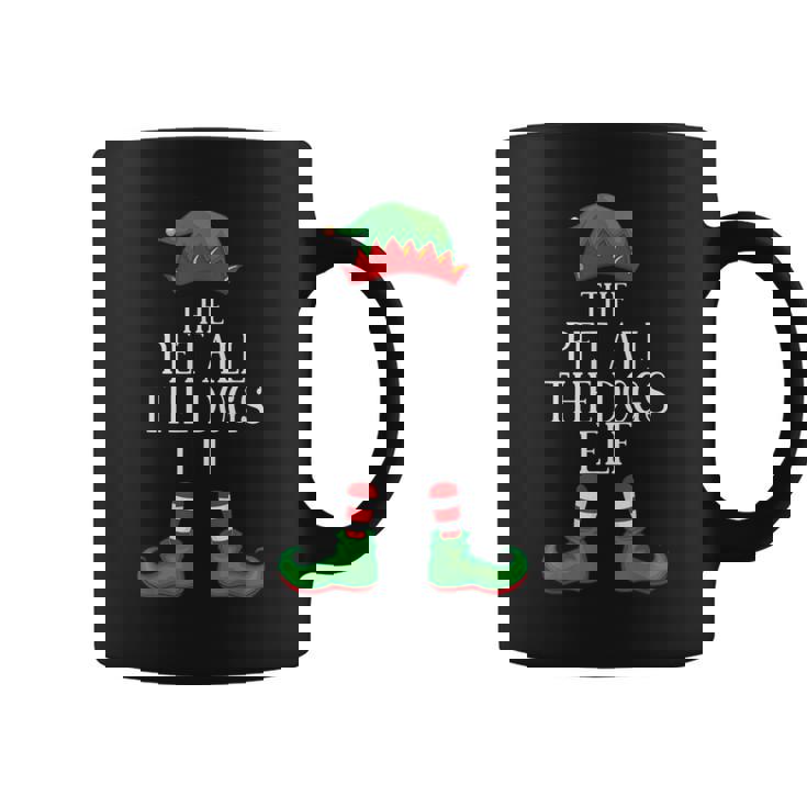 Pets Dogs Elf Matching Group Xmas Family Christmas Coffee Mug