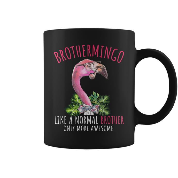 Ph Brothermingo More Awesome Brother Flamingo Family  Coffee Mug
